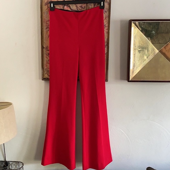 Express Pants & Jumpsuits Express Flare Pants Stretch Bodycon Red